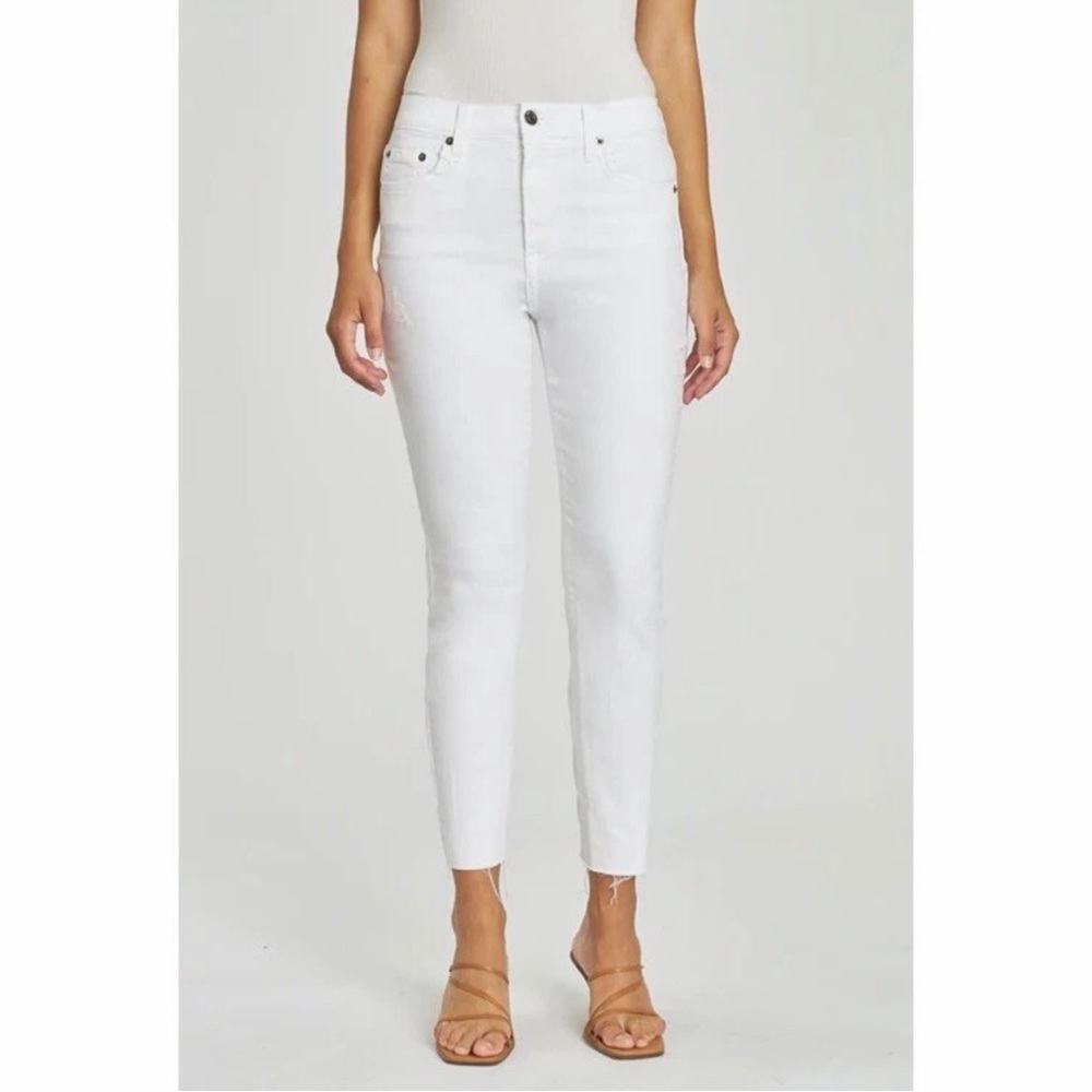 NWOT Pistola Women's Crisp White Ankle Jeans